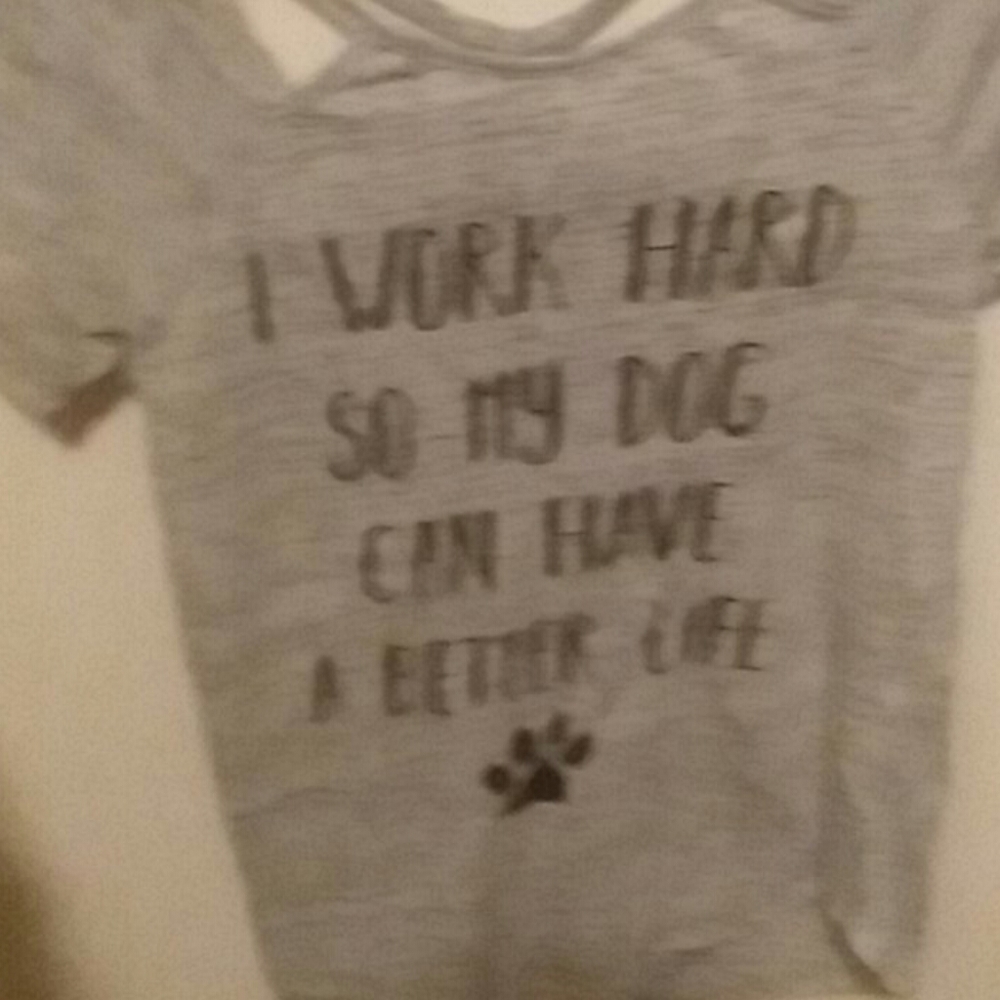 Gray shirt